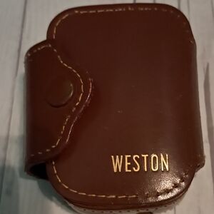 Brown Leather Camera Case